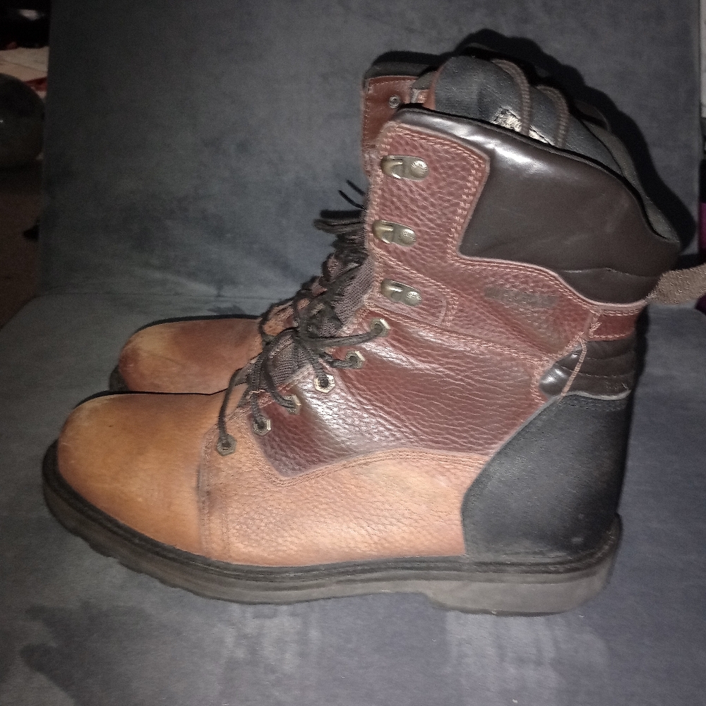 Brown & Black Leather Boots